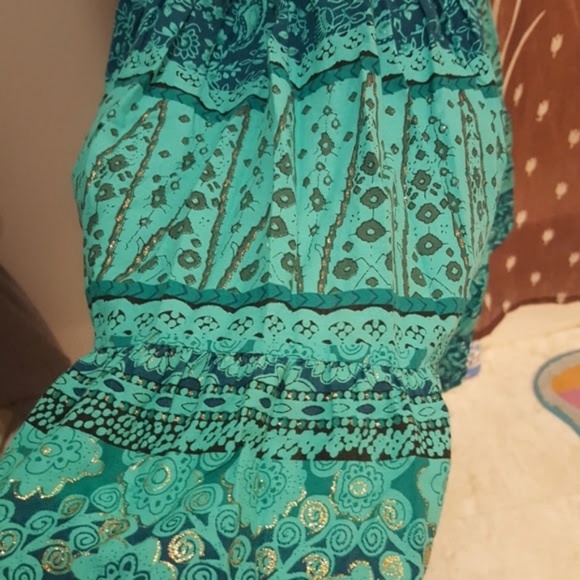 Pink Apple Teal/AquaGreen Dress - Picture 2 of 5